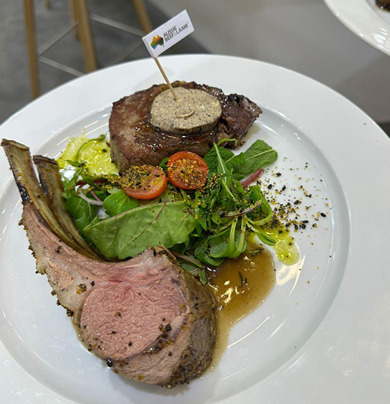 Wattleseed Crusted Lamb Cutlets with Smoked Salt