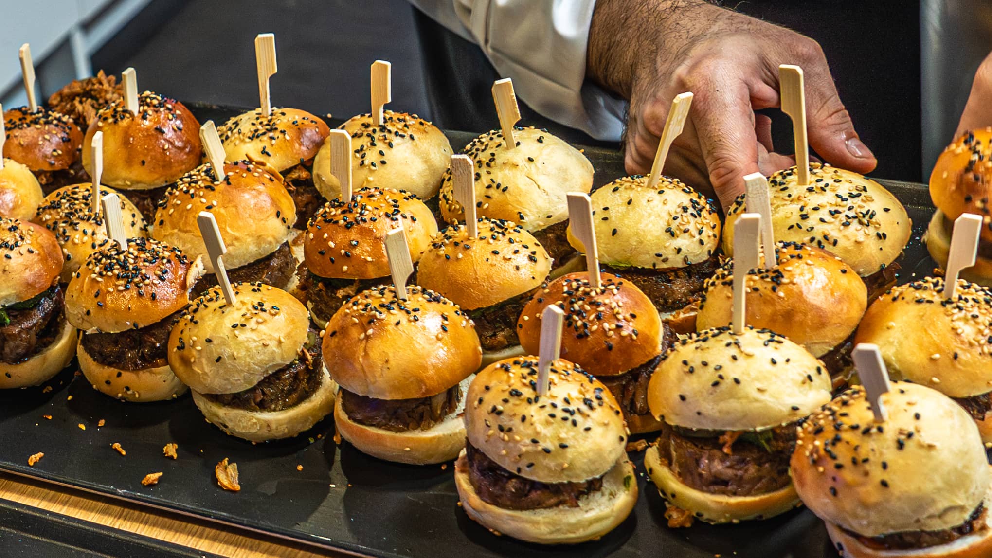 Crispy Sous Vide Lamb Shoulder Sliders